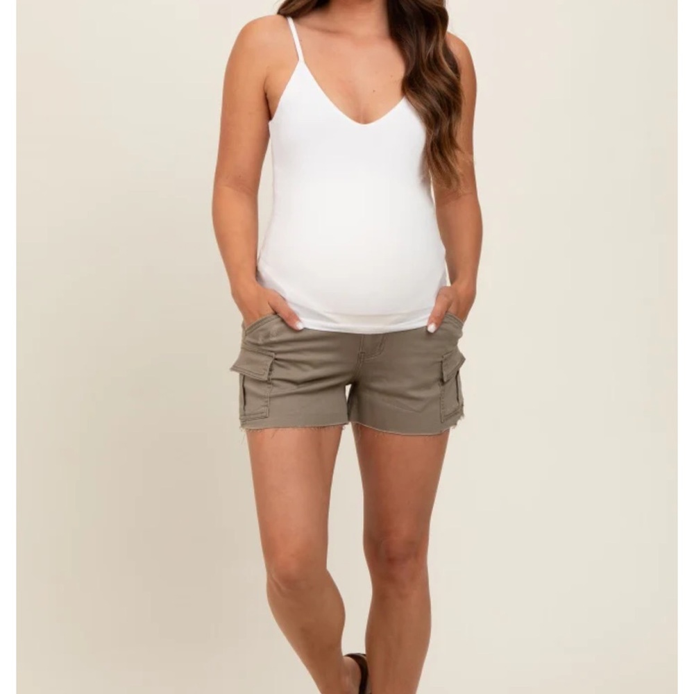 Pinkblush Women's maternity Cargo Shorts